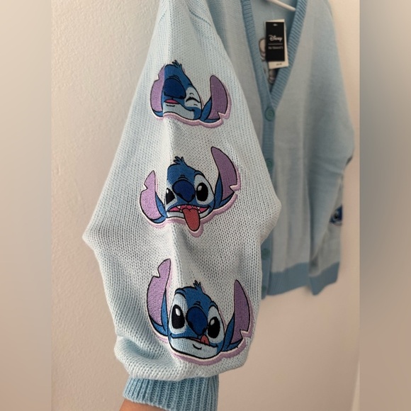Her Universe Disney Lilo & Stitch Stay Weird Skimmer Cardigan NWT Size Large - Picture 6 of 13